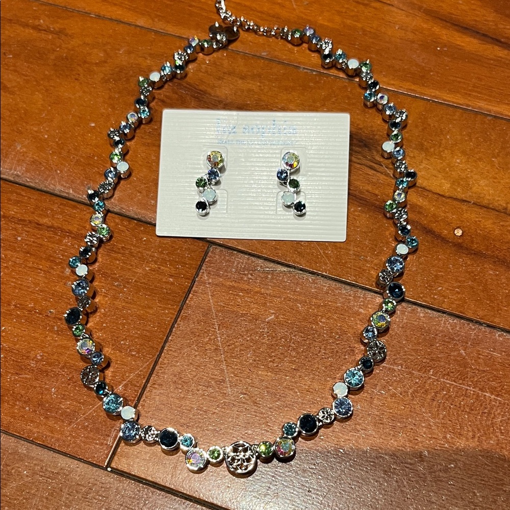 Lia Sophia necklace and earrings set